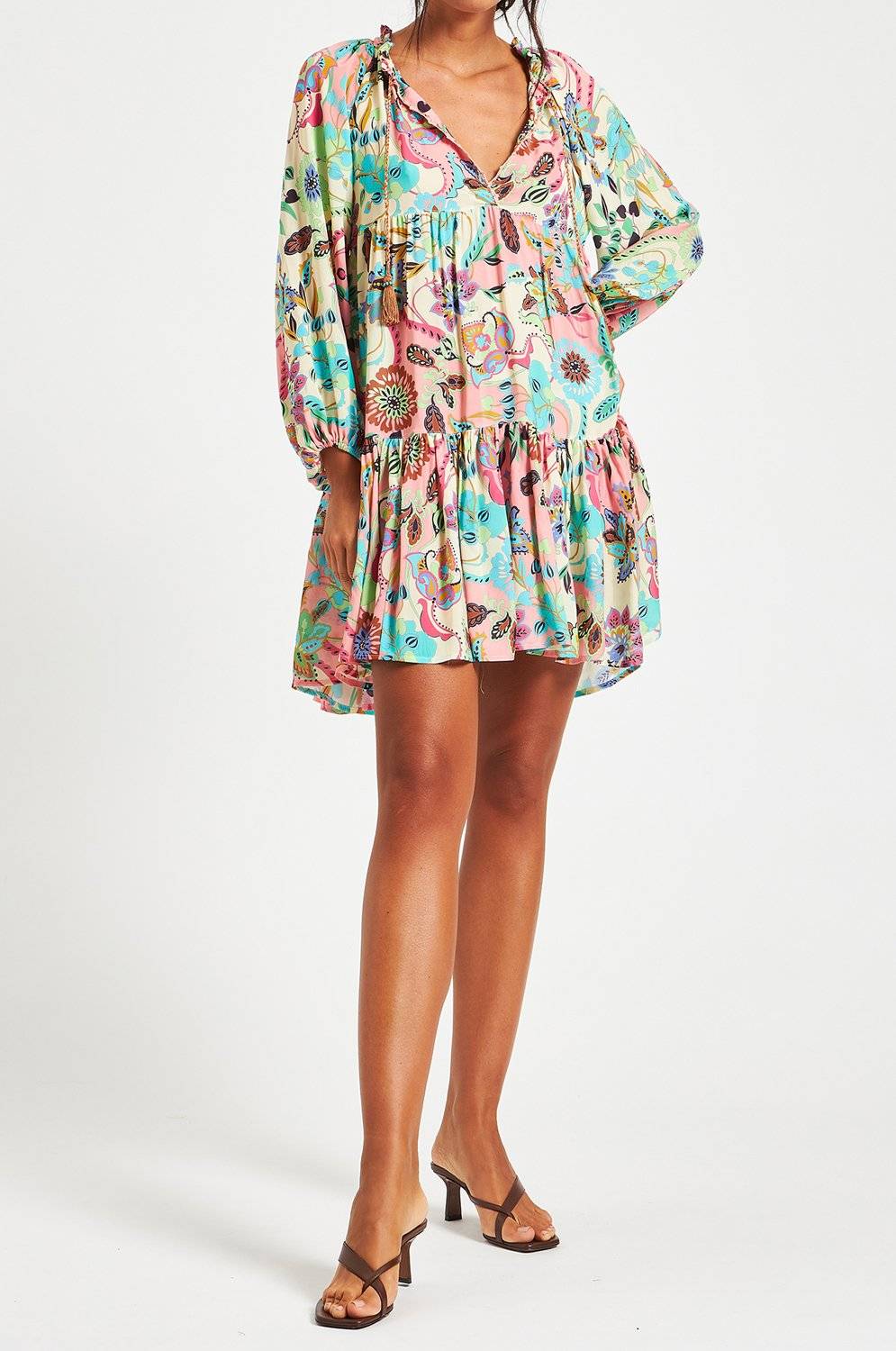 SALE Luana Mini Kaftan Tropic Riesige Ersparnisse