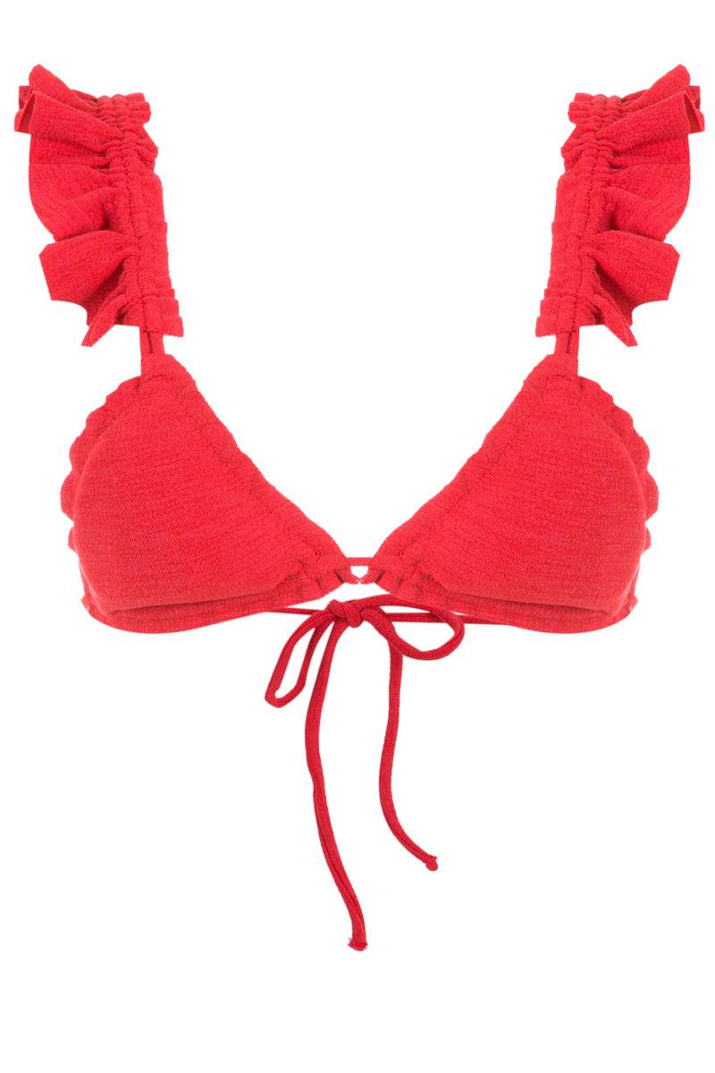 SALE Laven Padded Triangel Bikini Rot Nur noch ein Tag übrig
