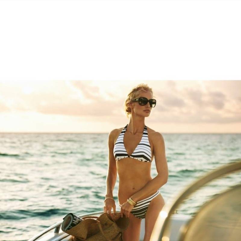 SALE Como Padded Triangle Bikini C/D Cup geeignet Fabrikladen