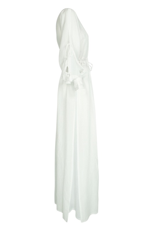 SALE Santorini Maxikleid in weiss Black Friday Preise