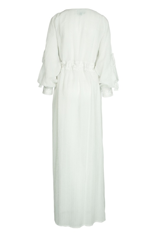 SALE Santorini Maxikleid in weiss Black Friday Preise