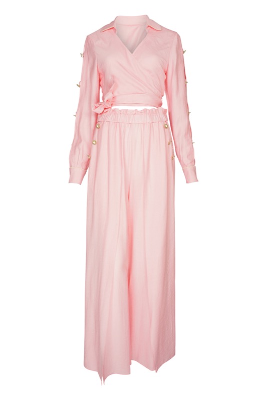 SALE Piped Luxe Hose Rosa Blitzverkäufe