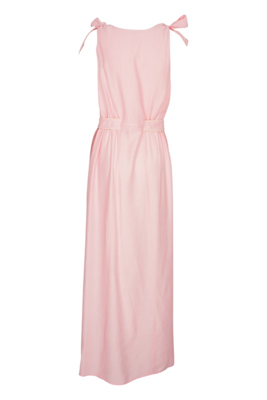 SALE Piped Luxe Maxikleid Rosa Limitierter Zeitrabatt