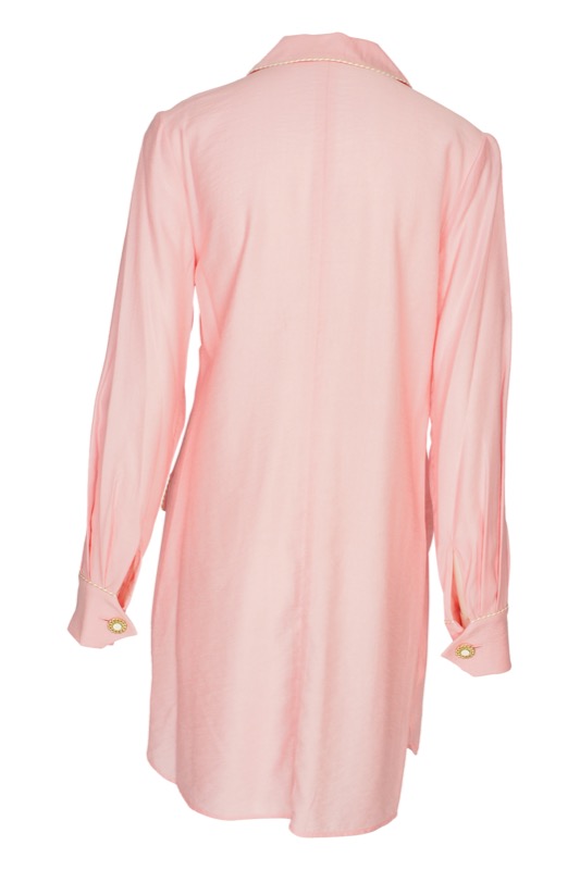 SALE Piped Luxe Minikleid Rosa Fabrikpreis