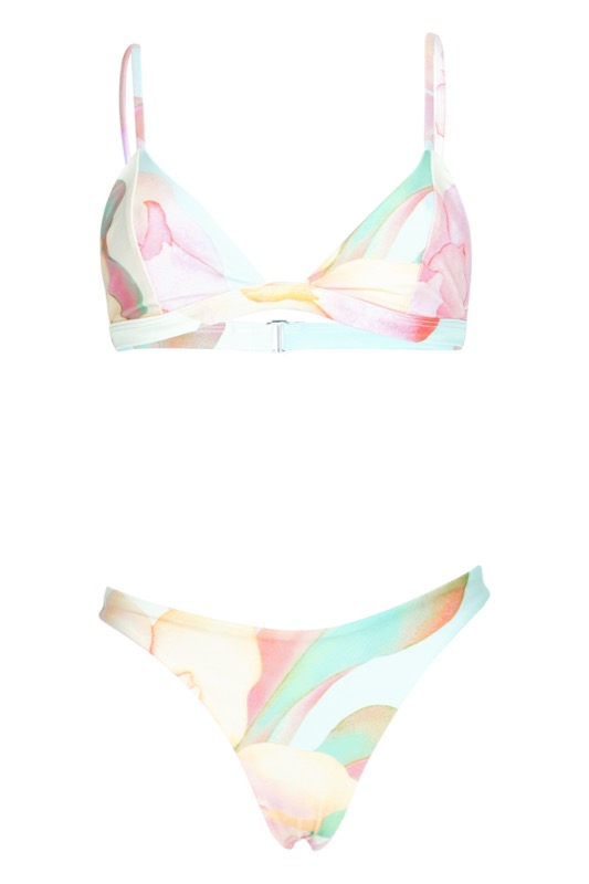 SALE Astrid Triangel Bikini Pink Multi Saisonschlussverkauf