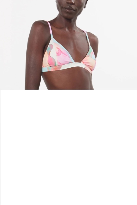 SALE Astrid Triangel Bikini Pink Multi Saisonschlussverkauf
