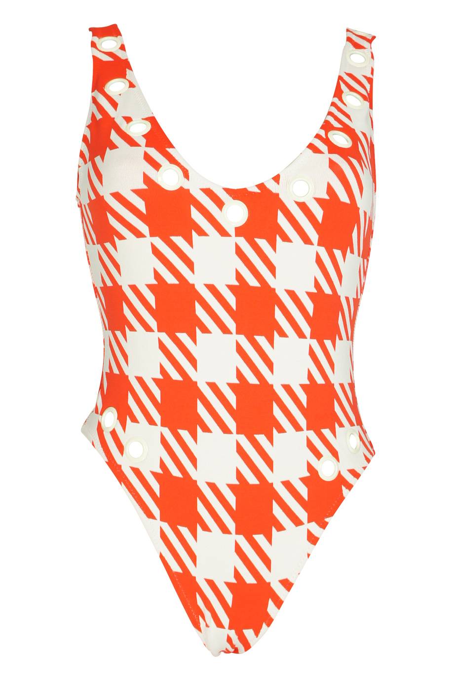 SALE Michelle Badeanzug in orange Sonderangebot der Fabrik