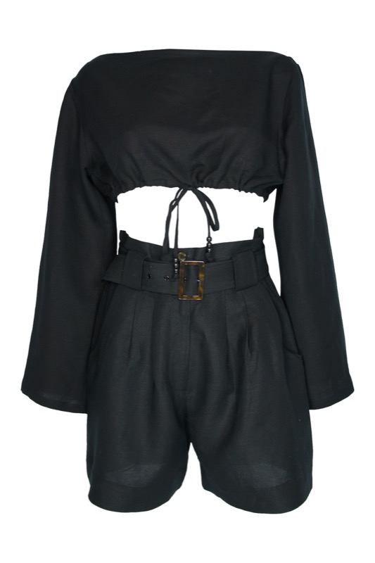 SALE Leinen Crop Top Bis zu 55% Rabatt