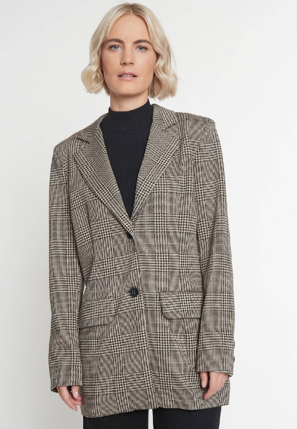 Ana Alcazar Karierter Blazer Mia Günstiger Verkauf