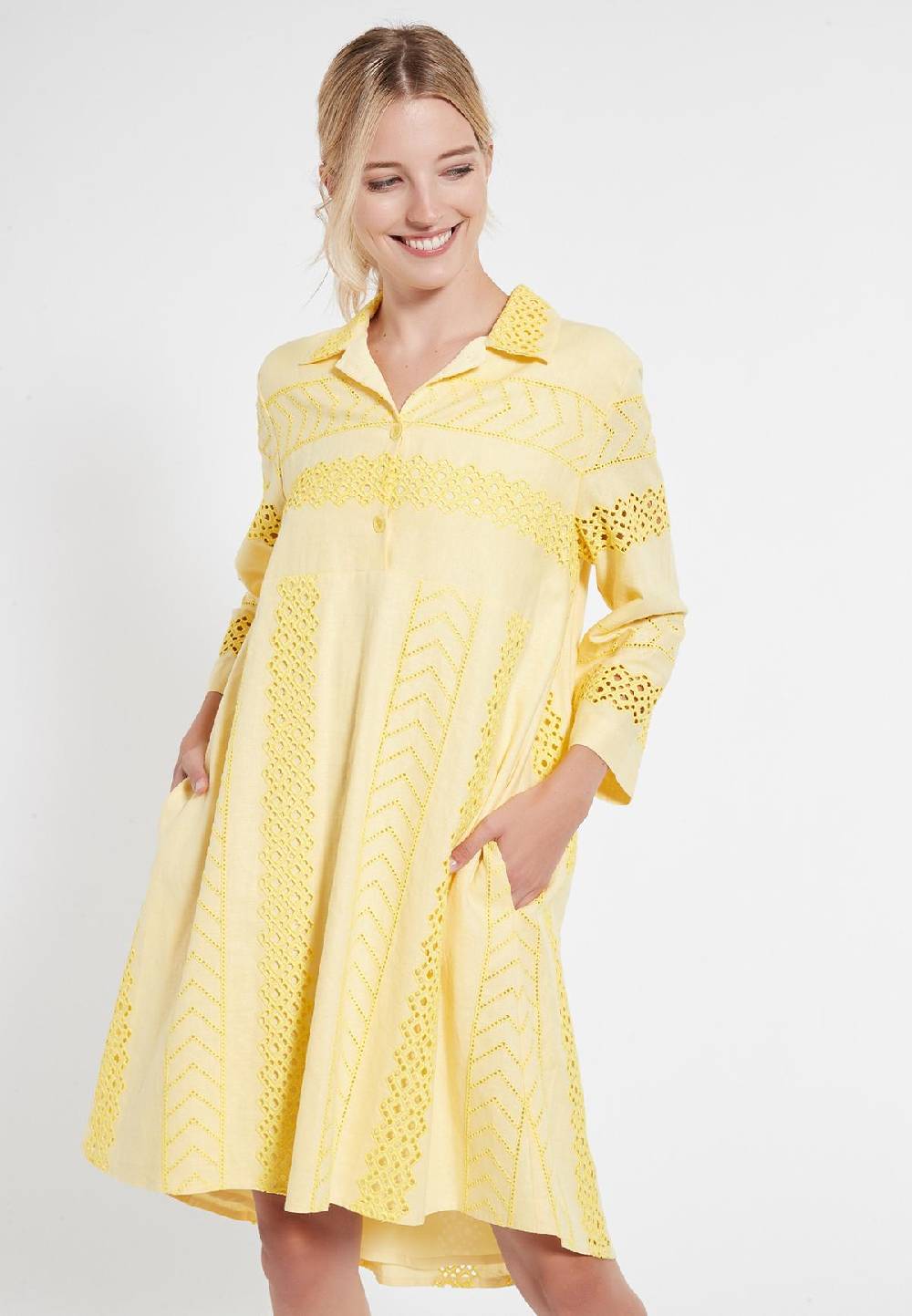 Ana Alcazar Schwingendes Kleid Cahli Kostenlose Rückgabe