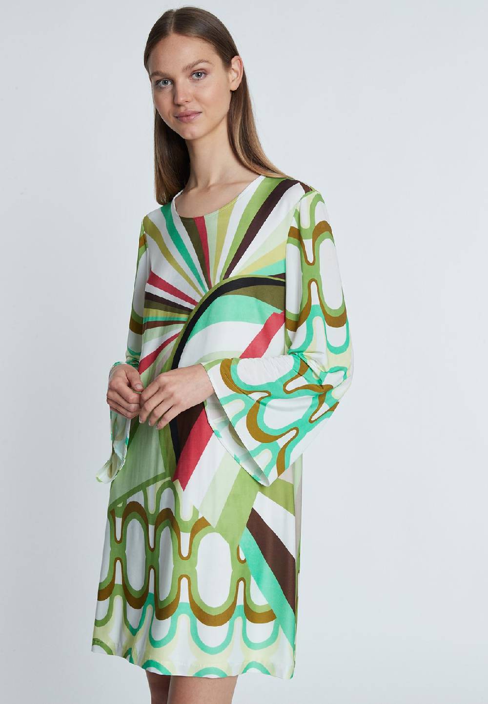 Ana Alcazar Langarmkleid Rihaba Black Friday