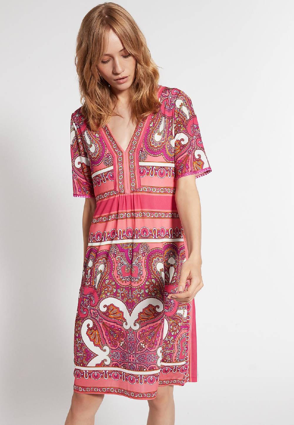 Ana Alcazar Kurzarmkleid Finja Neueste Stile