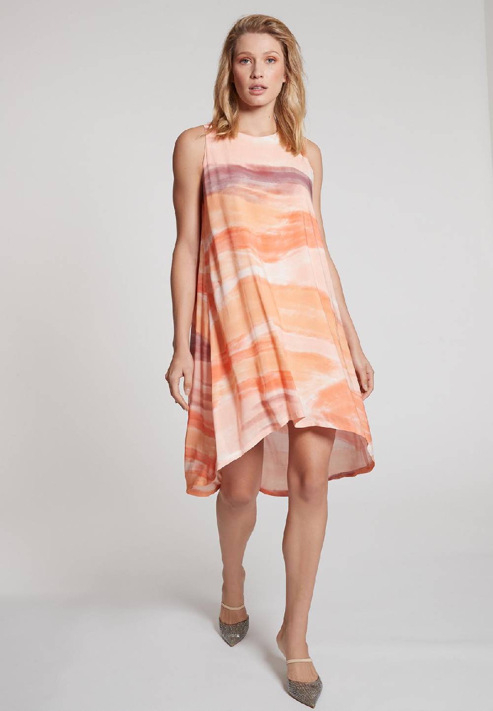 Ana Alcazar Asymmetrisches Kleid Gundely Kostenloser Versand international