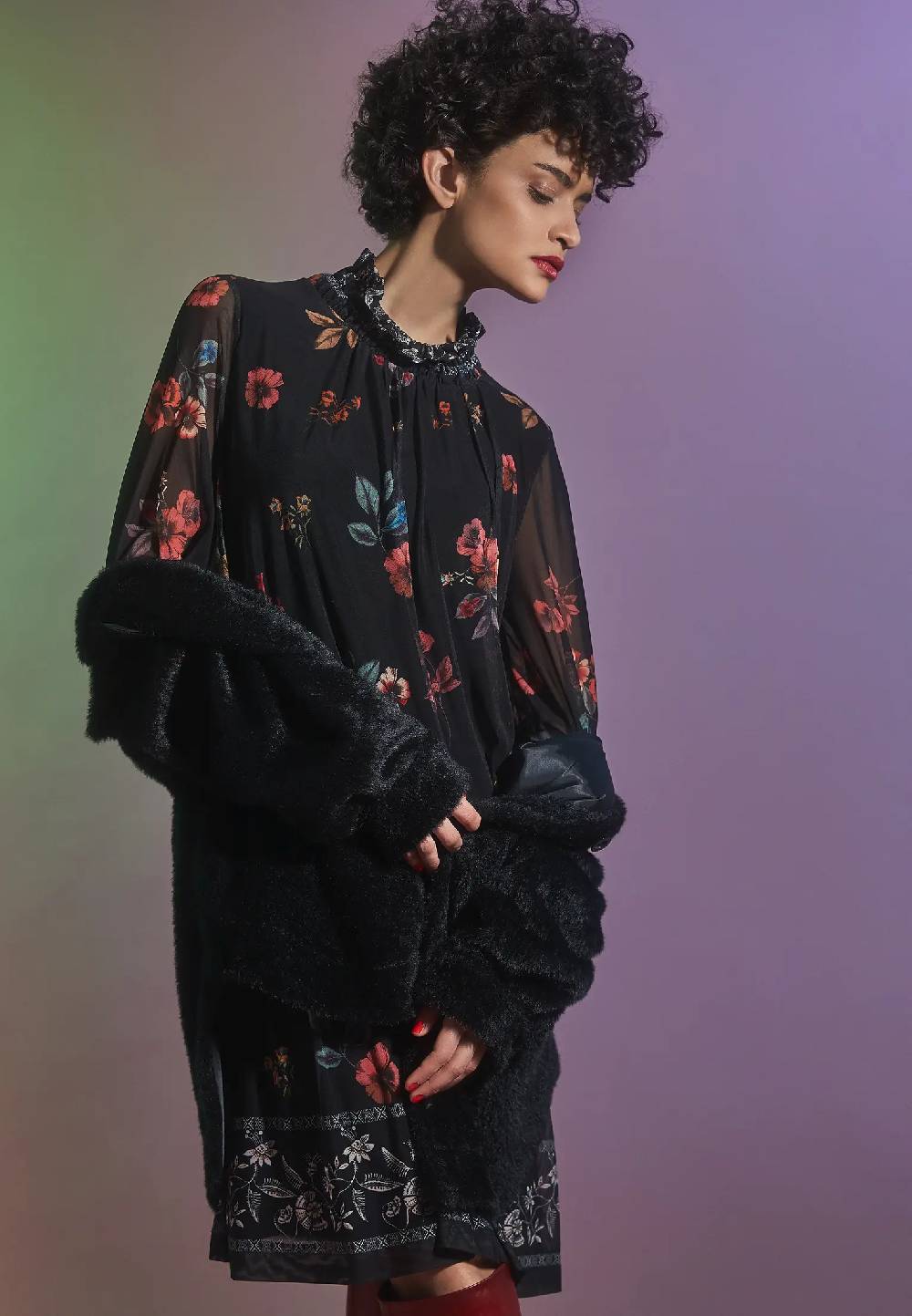 Ana Alcazar Langarmkleid Hiane Outlet