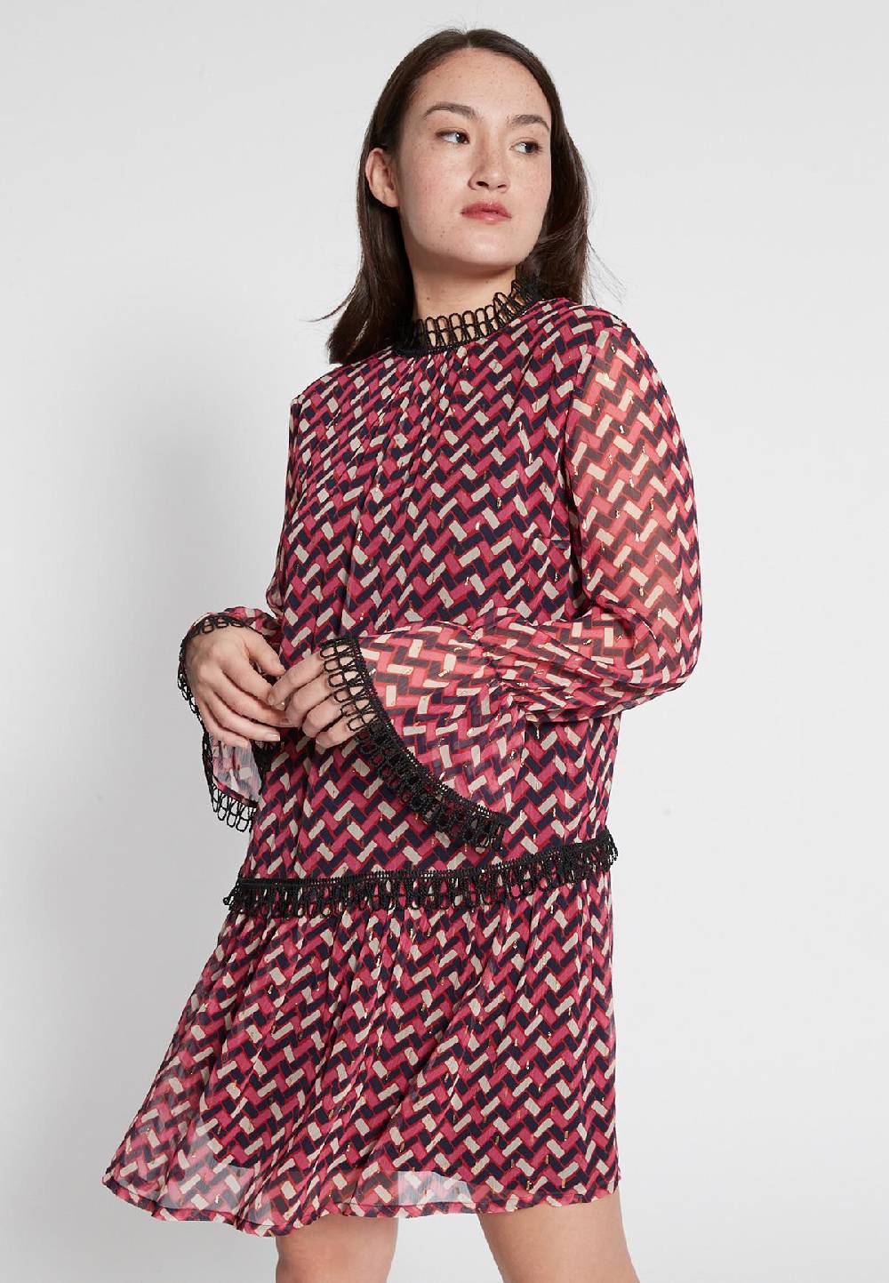 Ana Alcazar Volantkleid Hafyne Black Friday