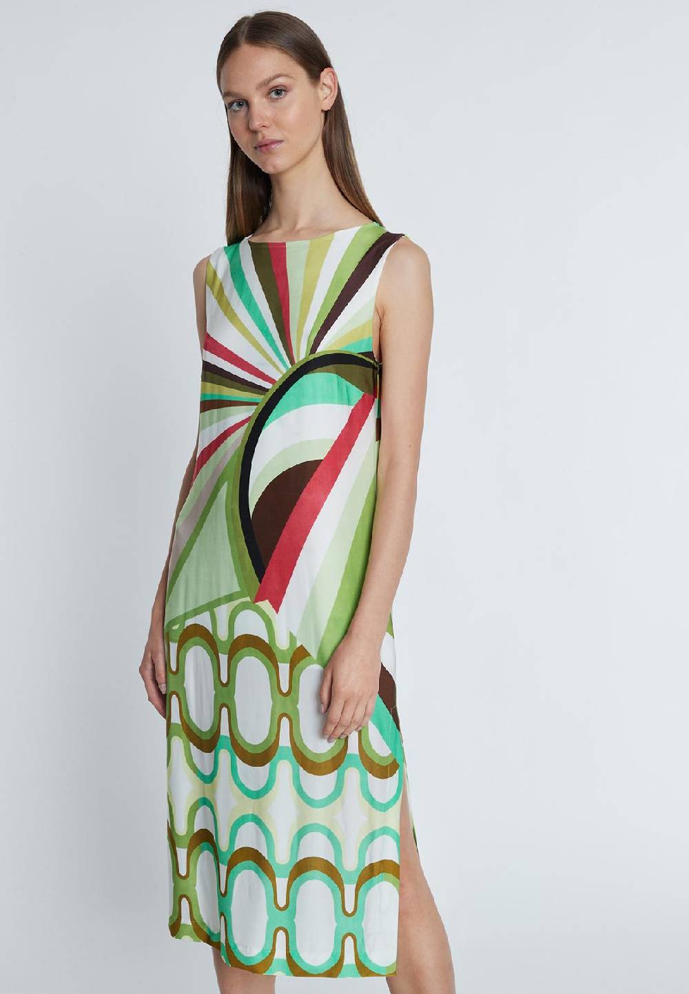 Ana Alcazar Midikleid Rihali Neueste Mode