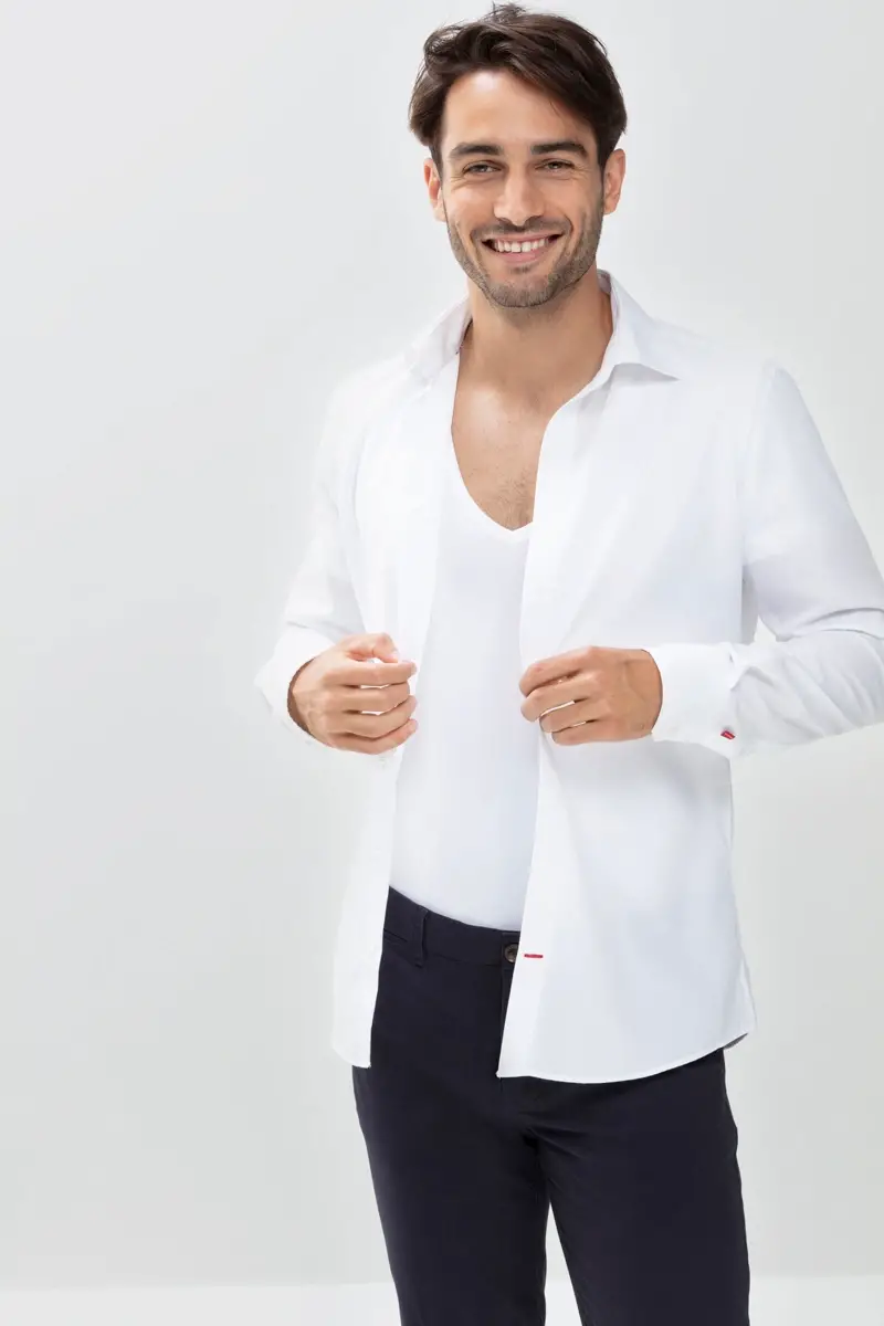 Merxx Das Drunterhemd - V-Neck Serie Dry Cotton Functional Im Verkauf