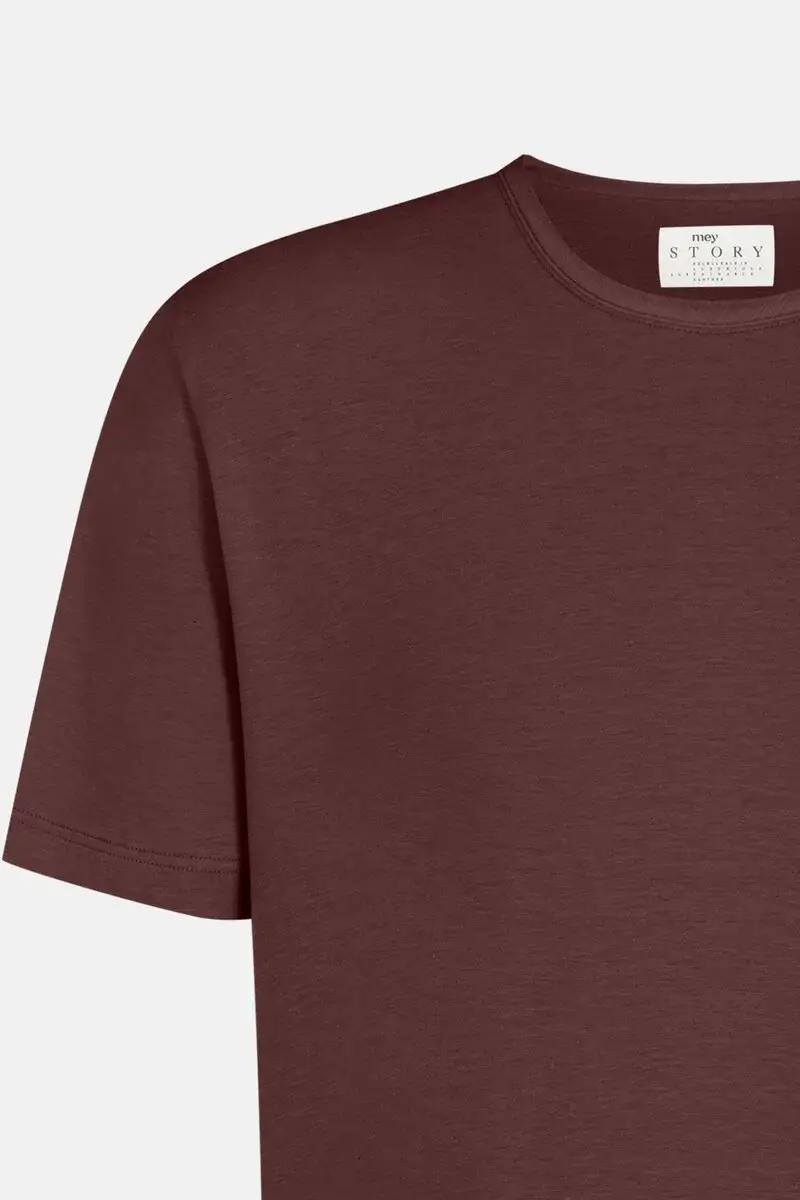 Merxx Crew Neck Shirt Serie Maglia Singola Kostenlose Rückgabe