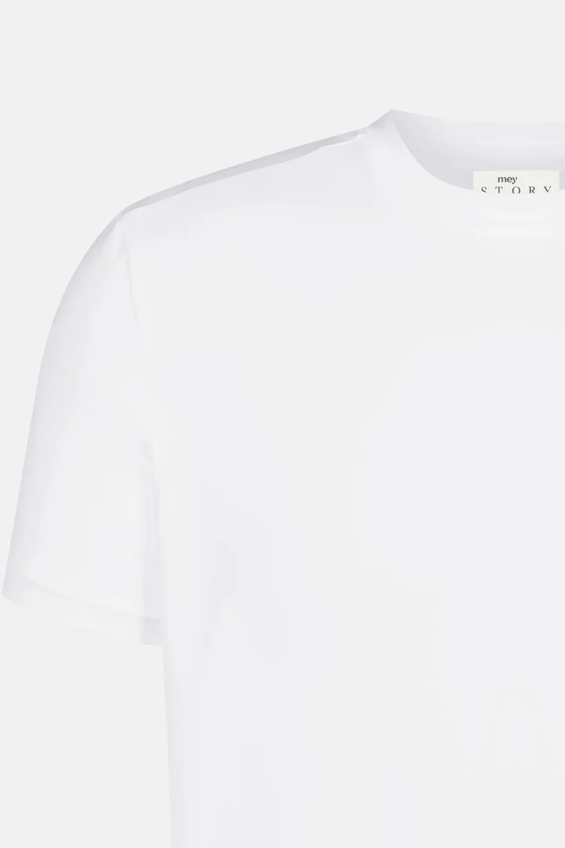Merxx Crew Neck Shirt Serie Cotone Stretch Sonderangebot der Fabrik