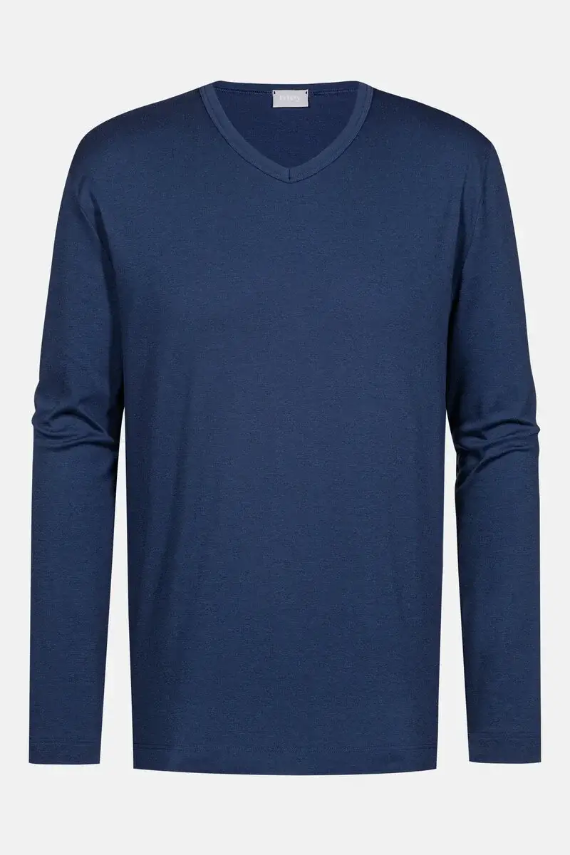 Merxx Langarm-T-Shirt Serie Solid Night 2025
