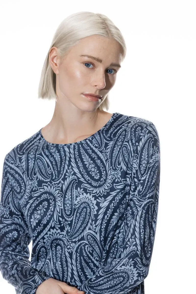 Merxx Nachthemd langarm Serie Floral Paisley Bis zu 60% Rabatt