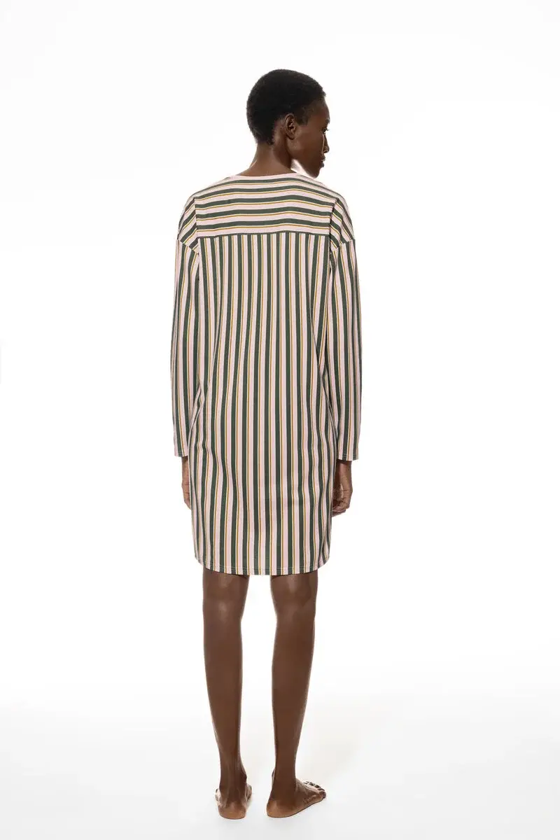 Merxx Nachthemd Serie Vivid Stripes Riesige Rabatte