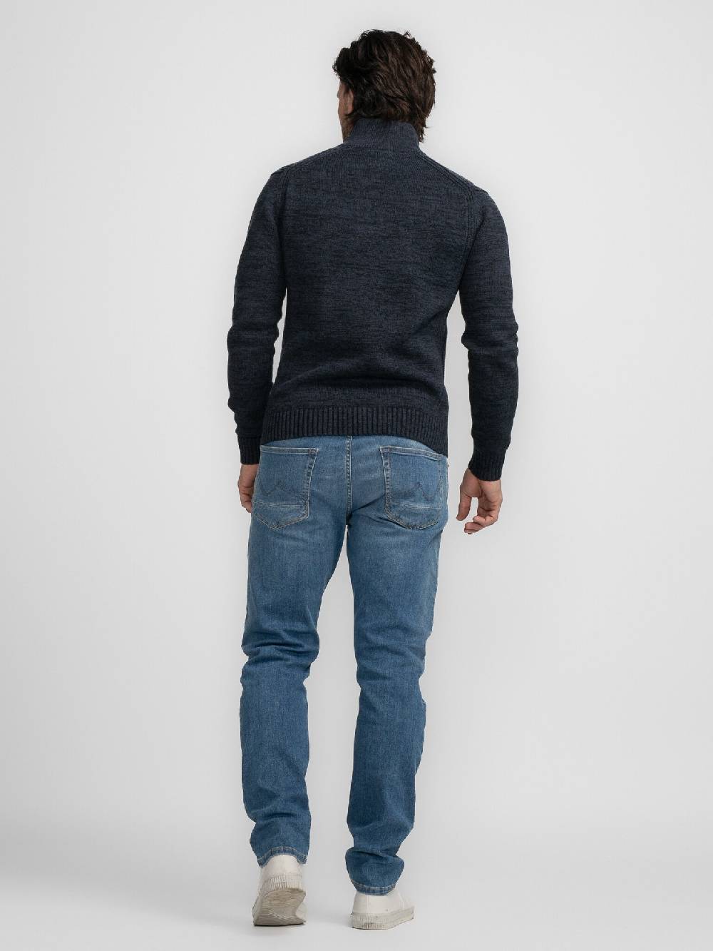 Petrol Industries M-3040-KWC206 Men Knitwear Collar (5120 Sky Captain) Zeitlich begrenztes Angebot