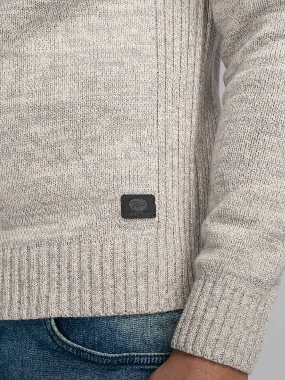 Petrol Industries M-3040-KWC206 Men Knitwear Collar (0009 Antique White) Blitzangebot