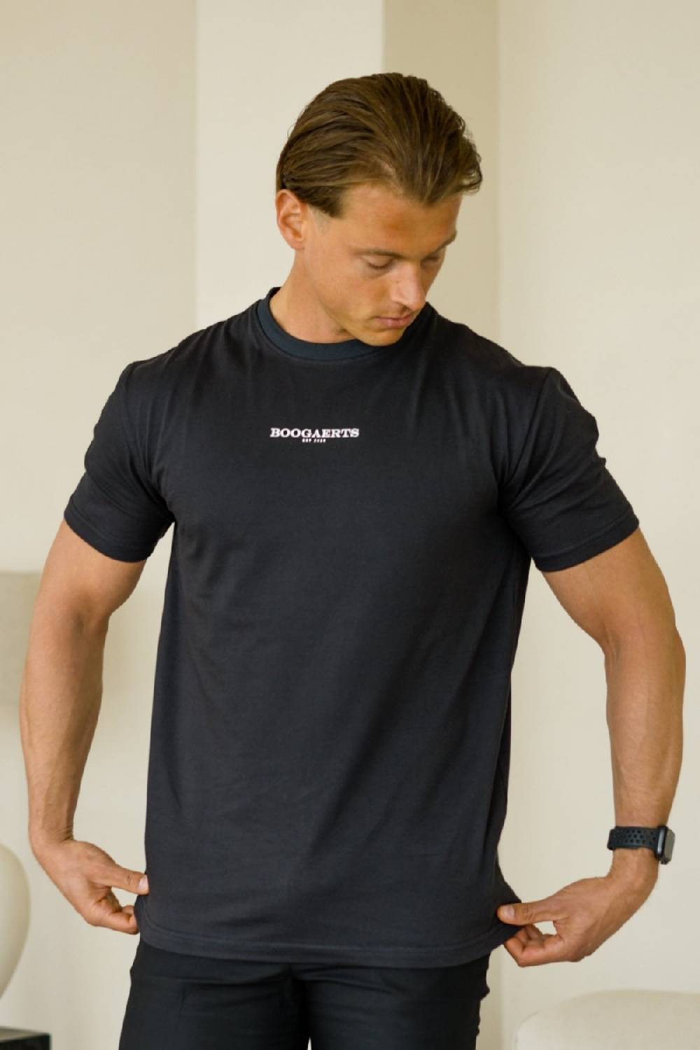 Boogaerts MAX PREMIUM T-SHIRT BLACK VIP-Rabatte