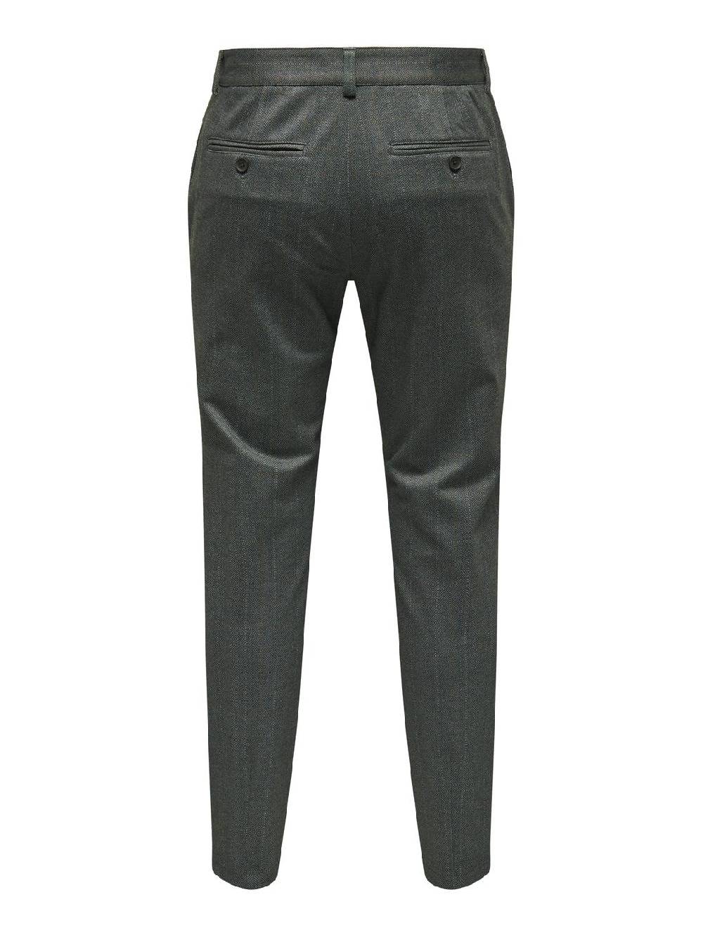 Only & Sons ONSMARK SLIM 02093 HERRINGBONE PANT (Black) JETZT KAUFEN