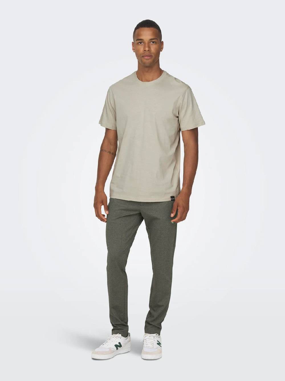 Only & Sons ONSMARK SLIM HERRINGBONE PANT NOOS TEAK Neueste Stile