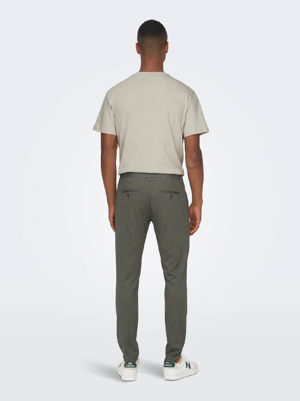 Only & Sons ONSMARK SLIM HERRINGBONE PANT NOOS TEAK Neueste Stile