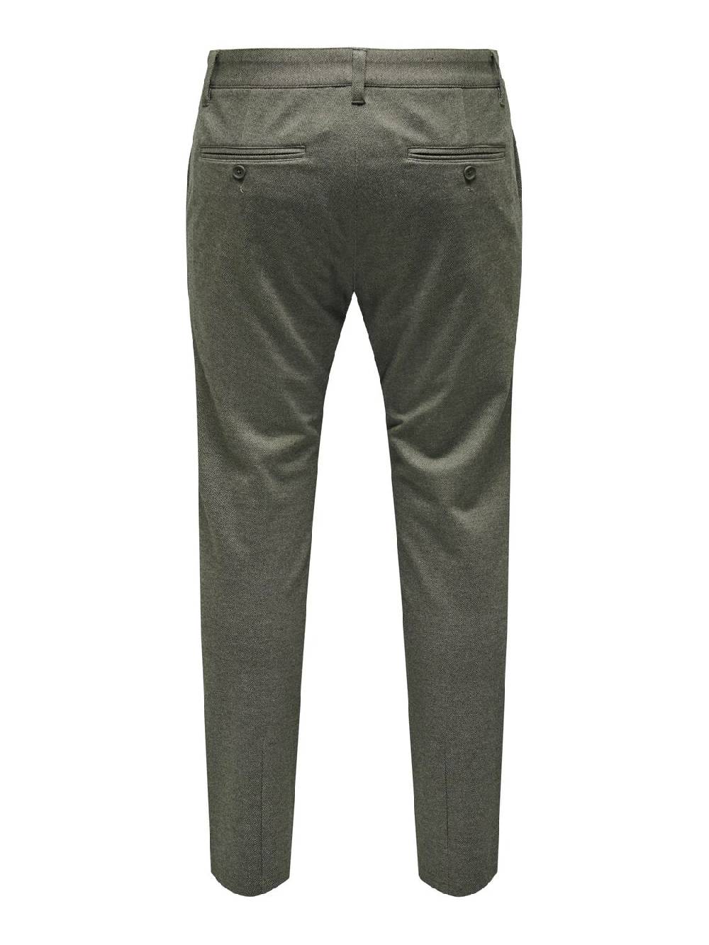 Only & Sons ONSMARK SLIM HERRINGBONE PANT NOOS TEAK Neueste Stile