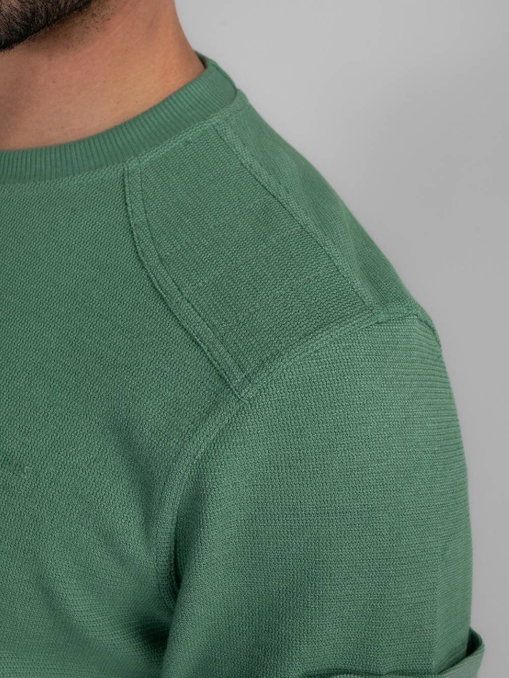 Petrol M-3040-SWR304 Men Sweater Round Neck (6167 Wasabi) zollfrei