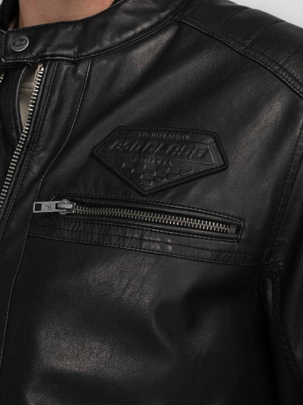 Petrol Industries M-3040-JAC106 Men Jacket PU (9091 Dark Black) Günstiger Verkauf