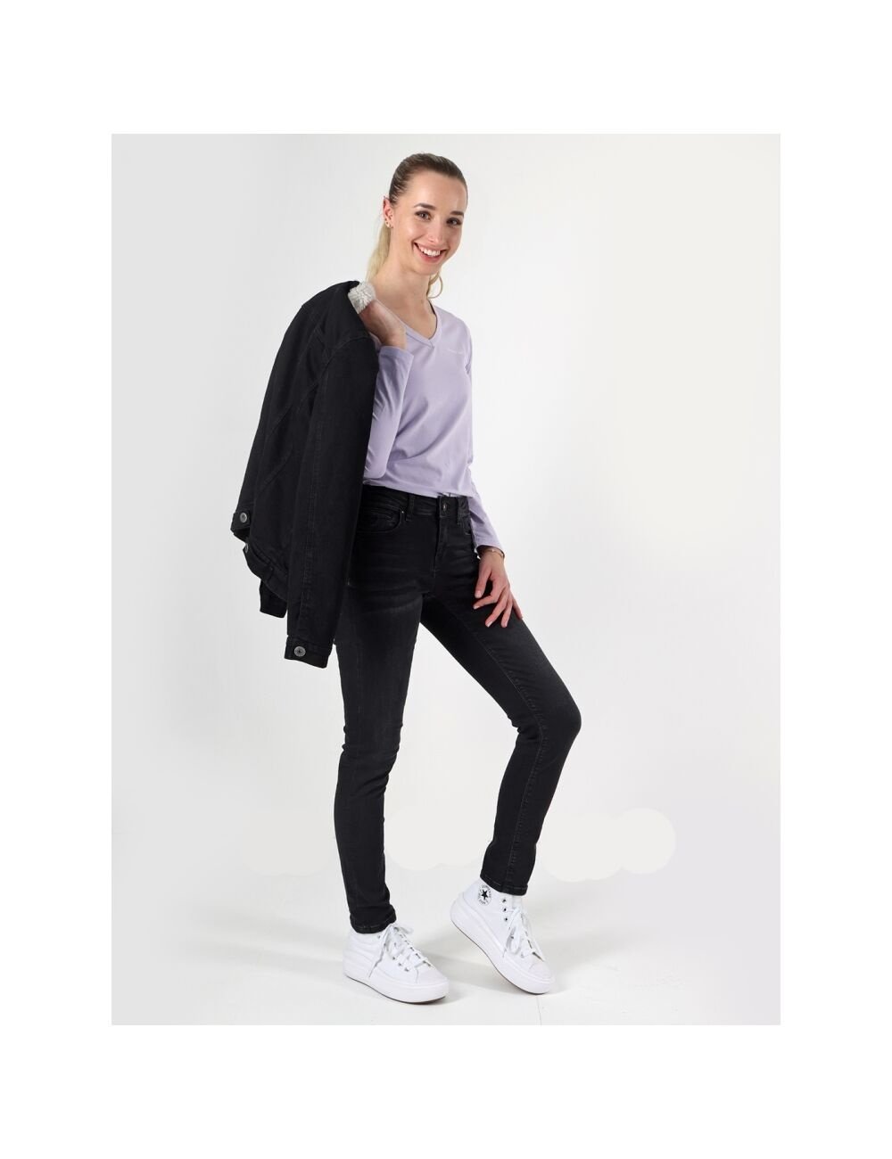 M.O.D MONIKA Slim Fit - Safe Black 3857 Riesige Ersparnisse