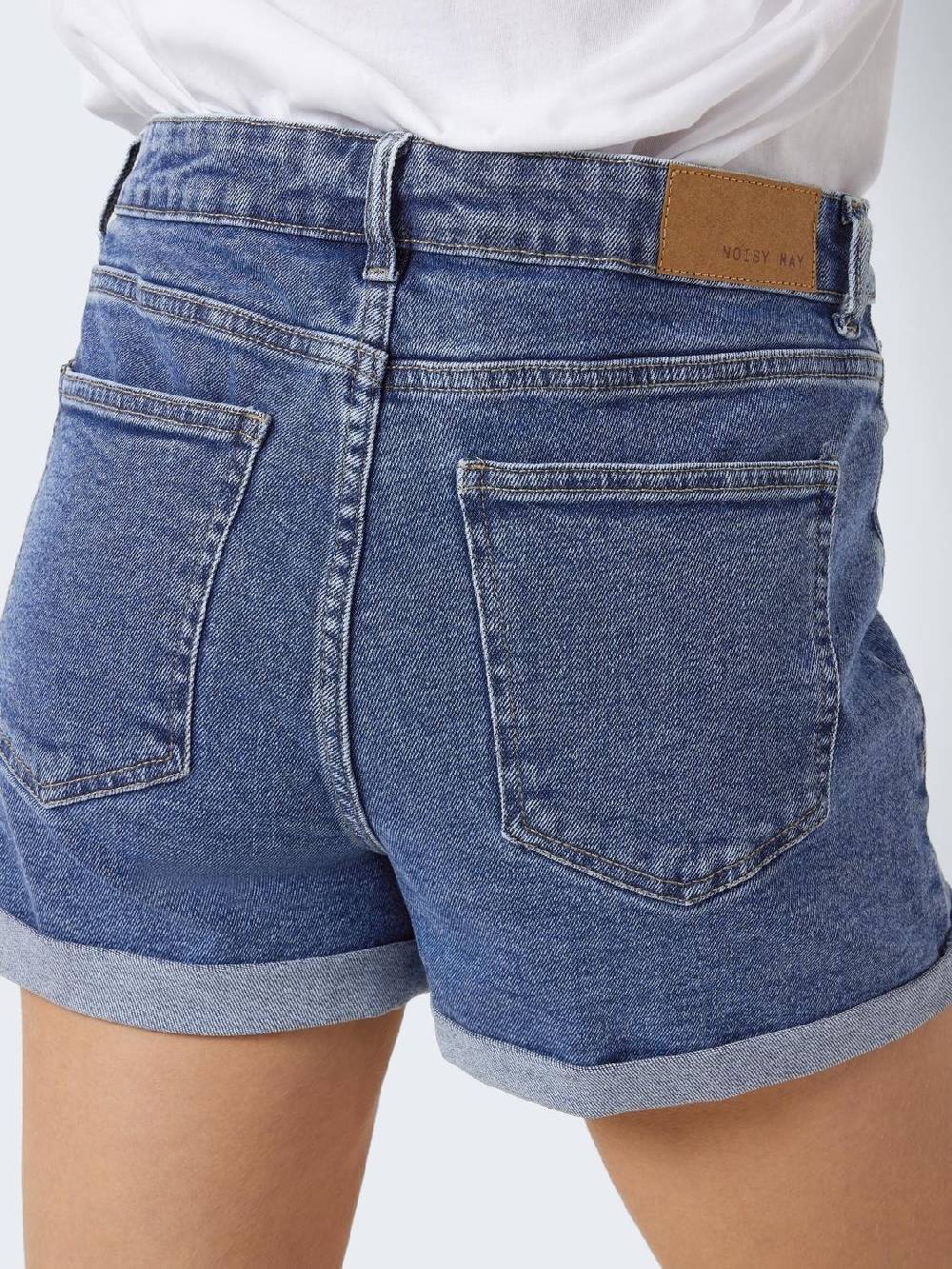 NOISY MAY NMMONI HW SHORTS AZ360 BL NOOS MID BLUE DENIM Bis zu 65% Rabatt