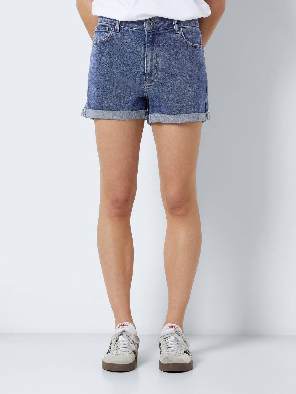 NOISY MAY NMMONI HW SHORTS AZ360 BL NOOS MID BLUE DENIM Bis zu 65% Rabatt