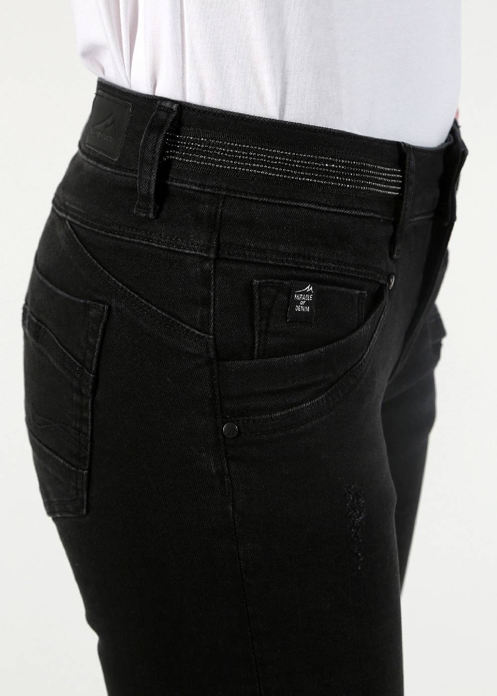 M.O.D Suzy Skinny Fit Black Denim Letzte 3 Tage
