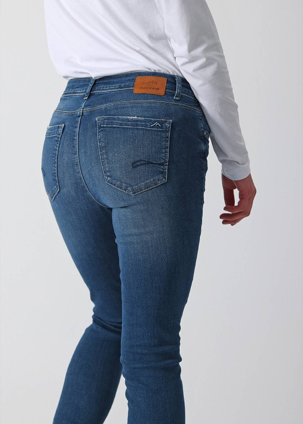 M.O.D MONIKA Slim Fit - (1092 Silver Blue) Letzter Tag