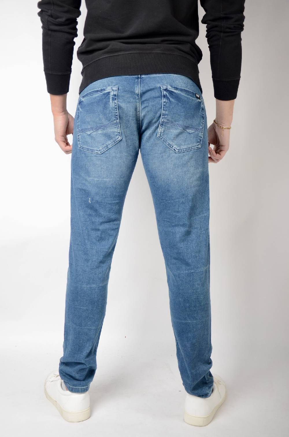 Cars Jeans ANCONA JOG Tapered Vintage Blue (08) Kostenloser Versand international