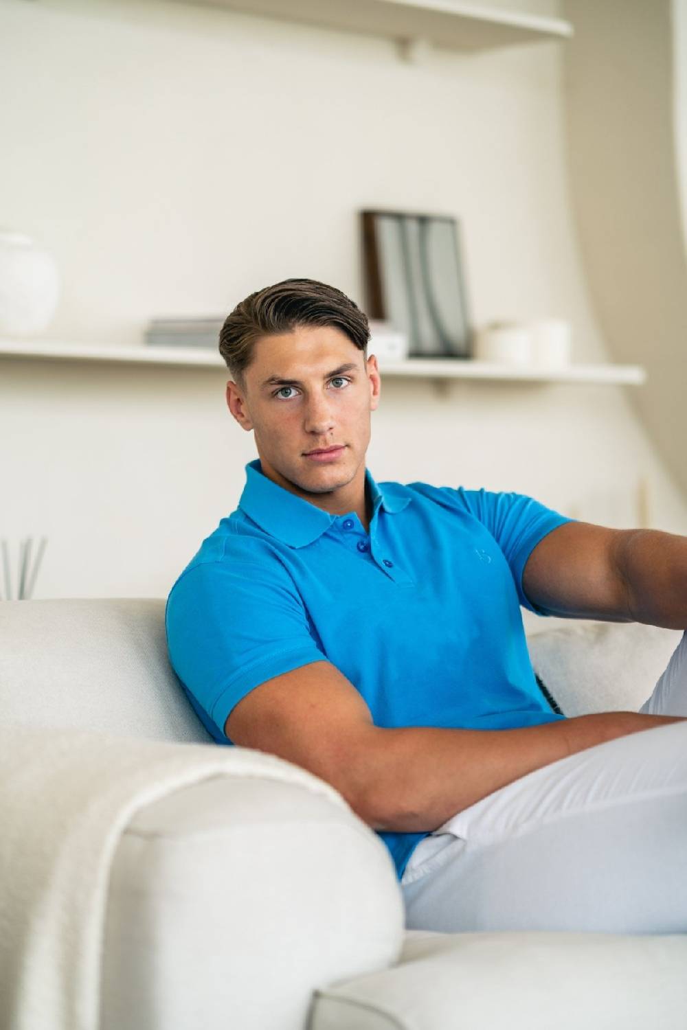 Boogaerts MAX PIQUE POLO BLUE Speichern exportieren