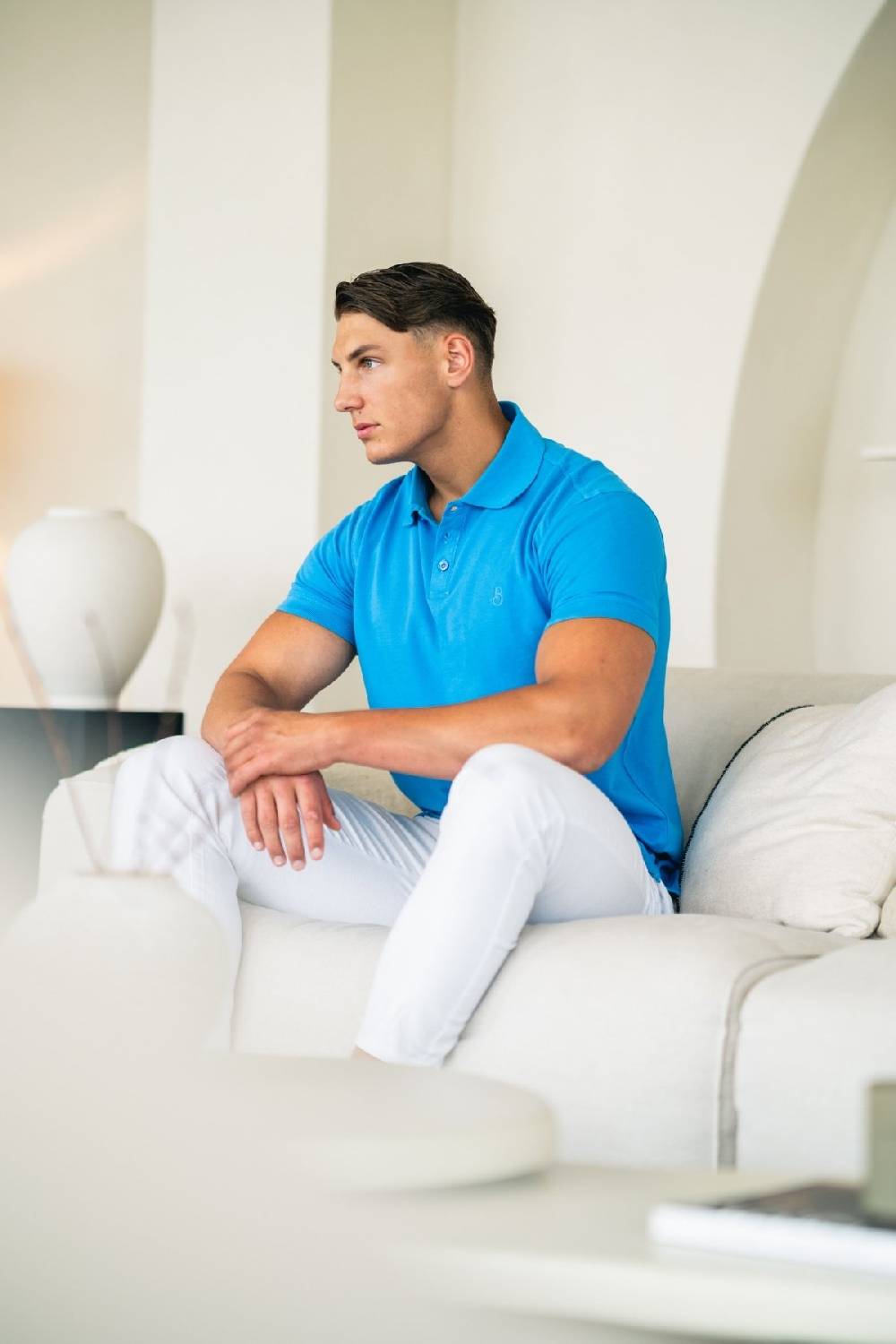 Boogaerts MAX PIQUE POLO BLUE Speichern exportieren