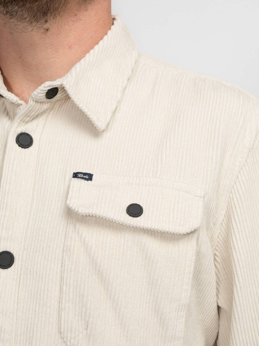 Petrol M-3040-SIL427 MEN SHIRT LONG SLEEVE UNI 7137 ECRU 50% Rabatt für begrenzte Zeit