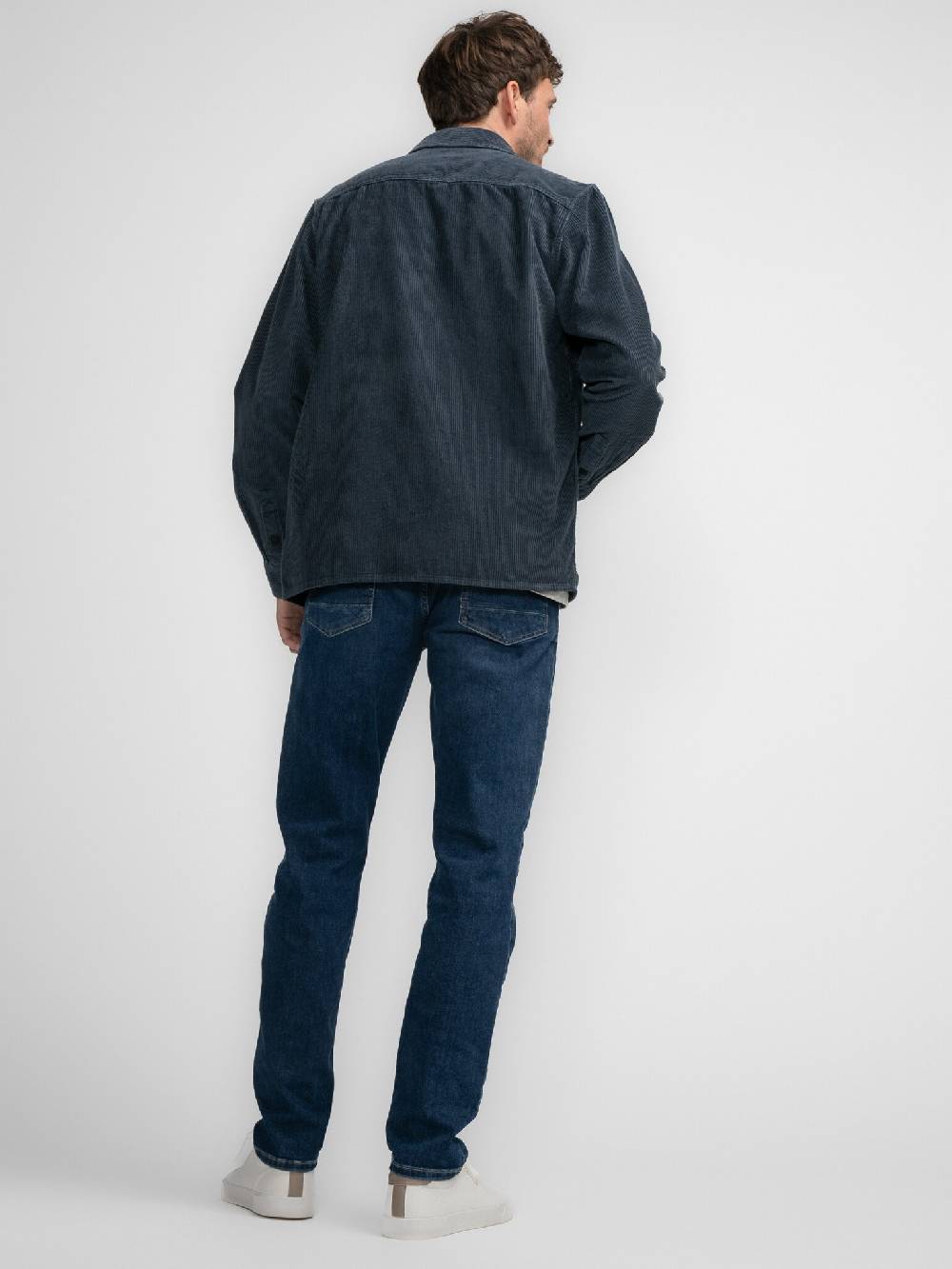 Petrol M-3040-SIL427 MEN SHIRT LONG SLEEVE UNI 5185 Midnight Blue Rabatte dieses Monats