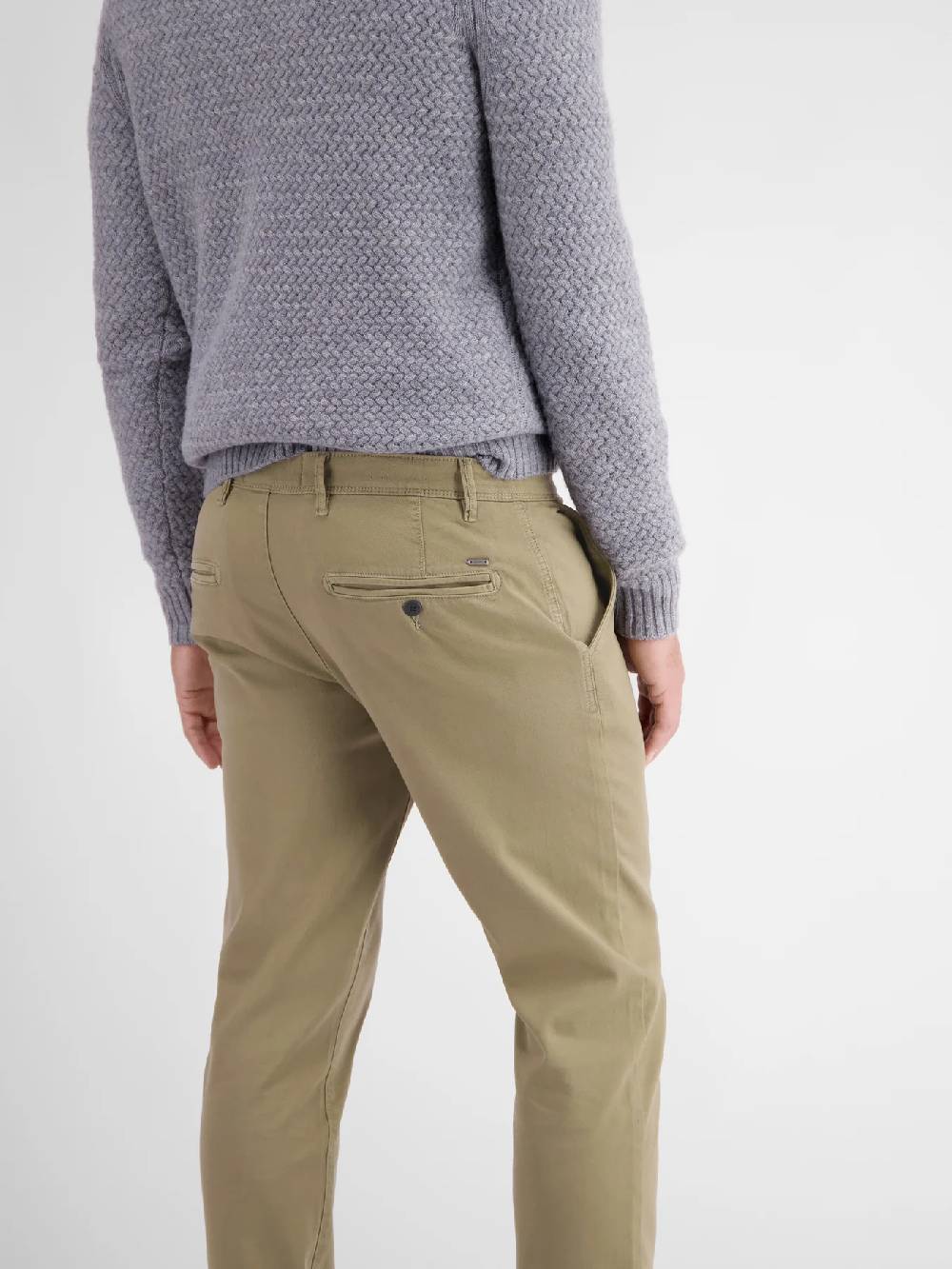 Lerros 2009166 CHINO MICROSTRUCTUUR SLIM FIT (730 SOFT BEIGE) Rabatt