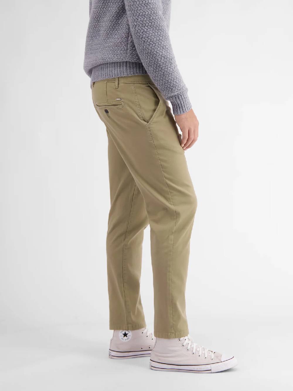 Lerros 2009166 CHINO MICROSTRUCTUUR SLIM FIT (730 SOFT BEIGE) Rabatt