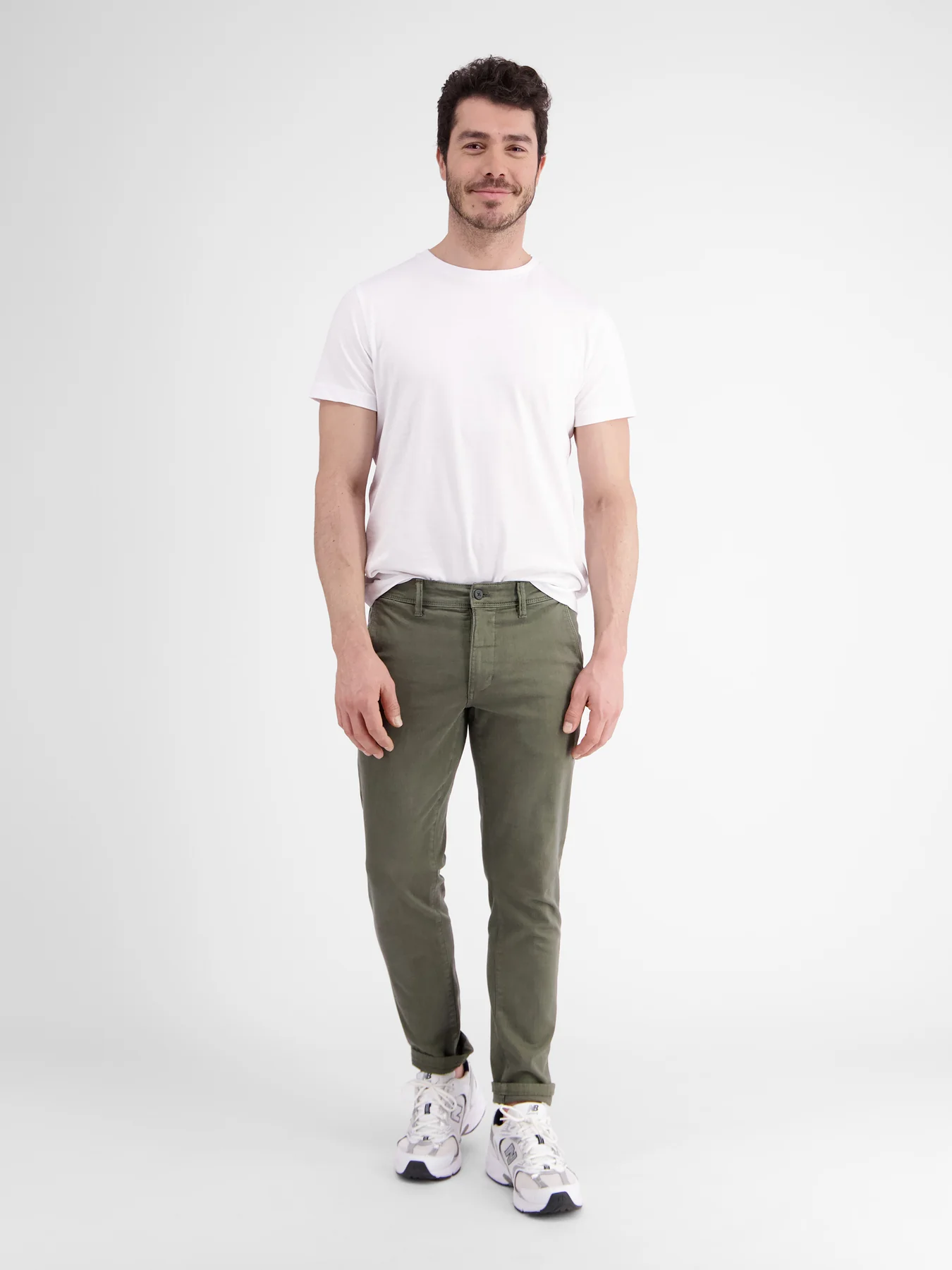 Lerros 2009114 CHINO VAN ZACHTE HYPERFLEX STRETCHKWALITEIT (659 AGED OLIVE) Begrenztes Angebot