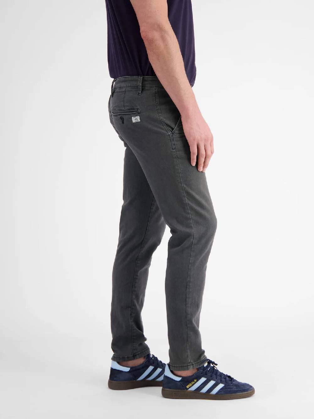 Lerros 2009114 CHINO VAN ZACHTE HYPERFLEX STRETCHKWALITEIT (289 DARK GRAPHITE) Online Shopping