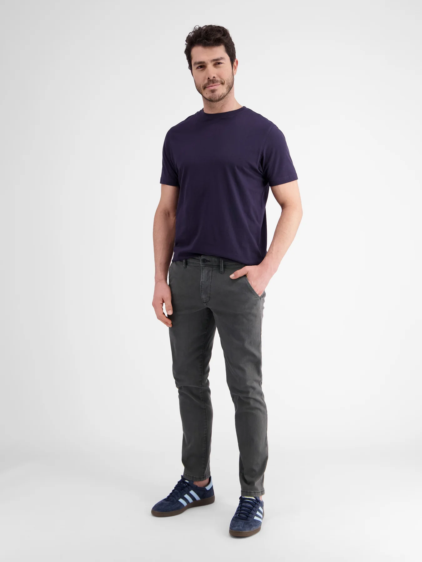Lerros 2009114 CHINO VAN ZACHTE HYPERFLEX STRETCHKWALITEIT (289 DARK GRAPHITE) Online Shopping